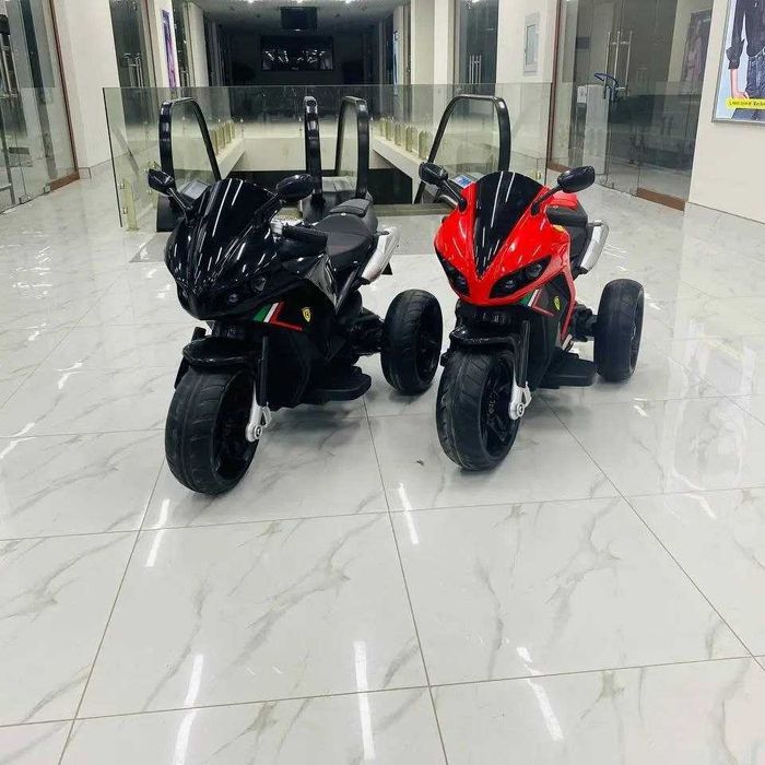 Самый большой Перезаряжаемый детский трехколесный Электрический мото.