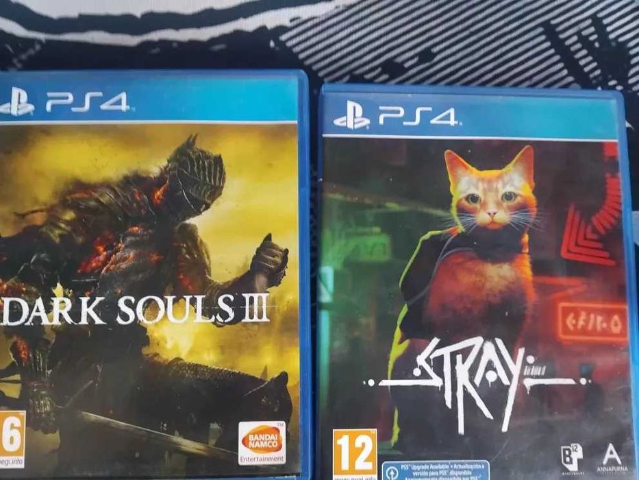 Продавам Dark souls 3 и Stray за ps4