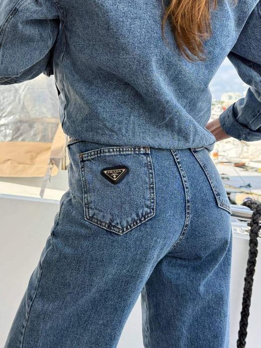 Комплект дънки и риза Prada M,L,XL