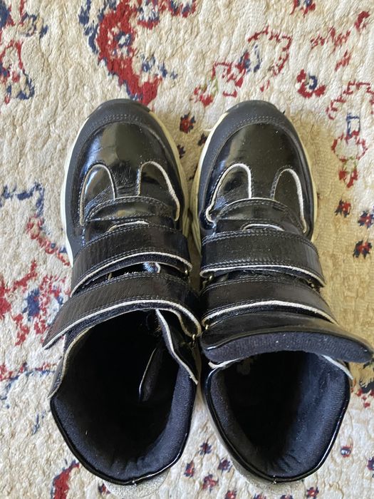 Ботинки кожаные, демисезон