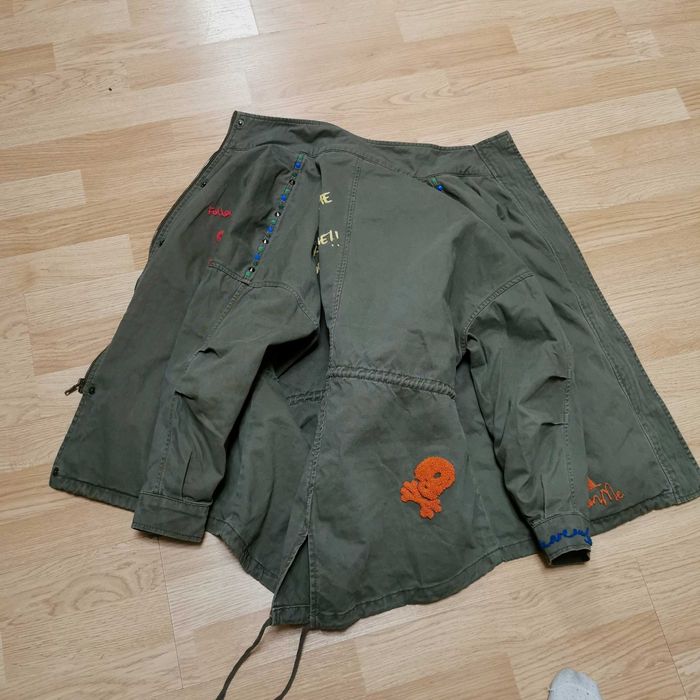 Geacă verde de blugi