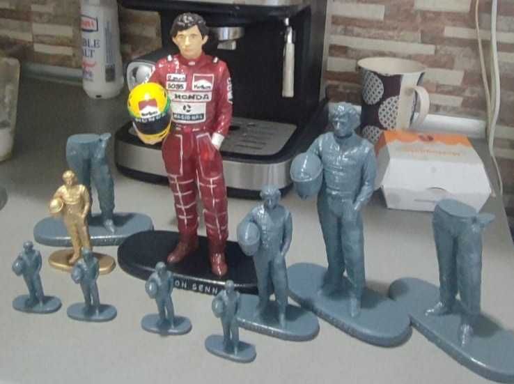 Figurine 3d Ayrton Senna Diferite Dimensiuni