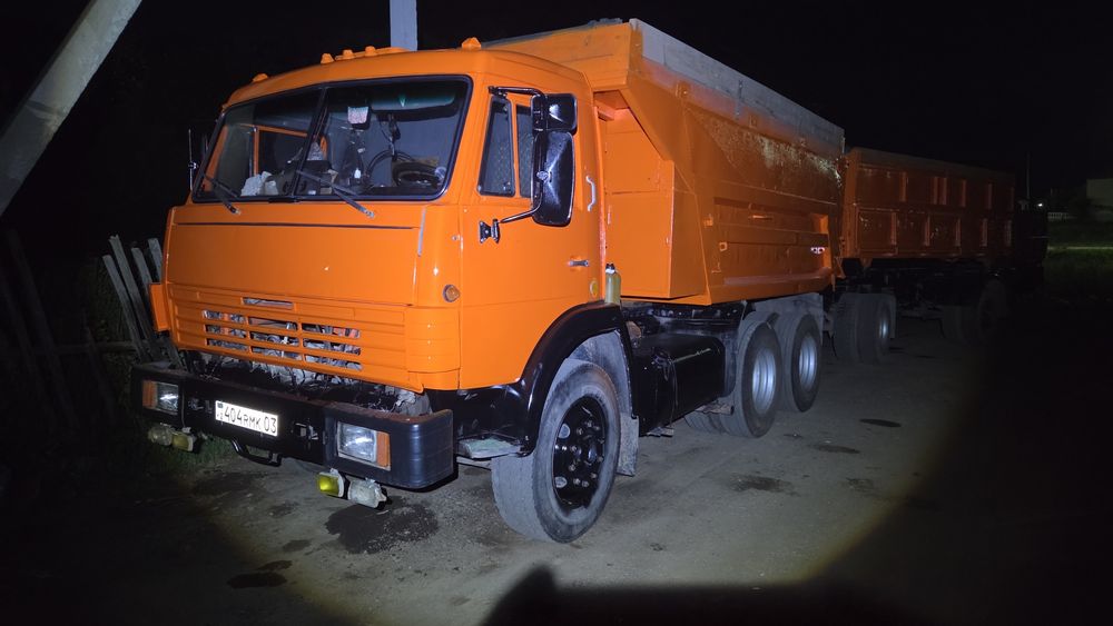 Камаз 55111 с прицепом