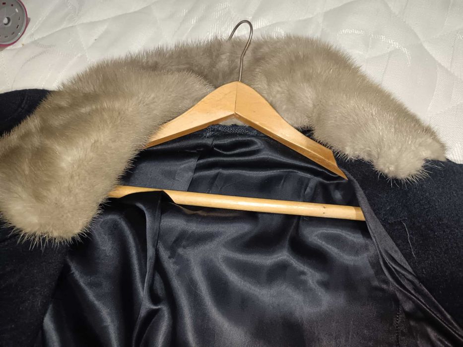 Палто от вълна и кашмир