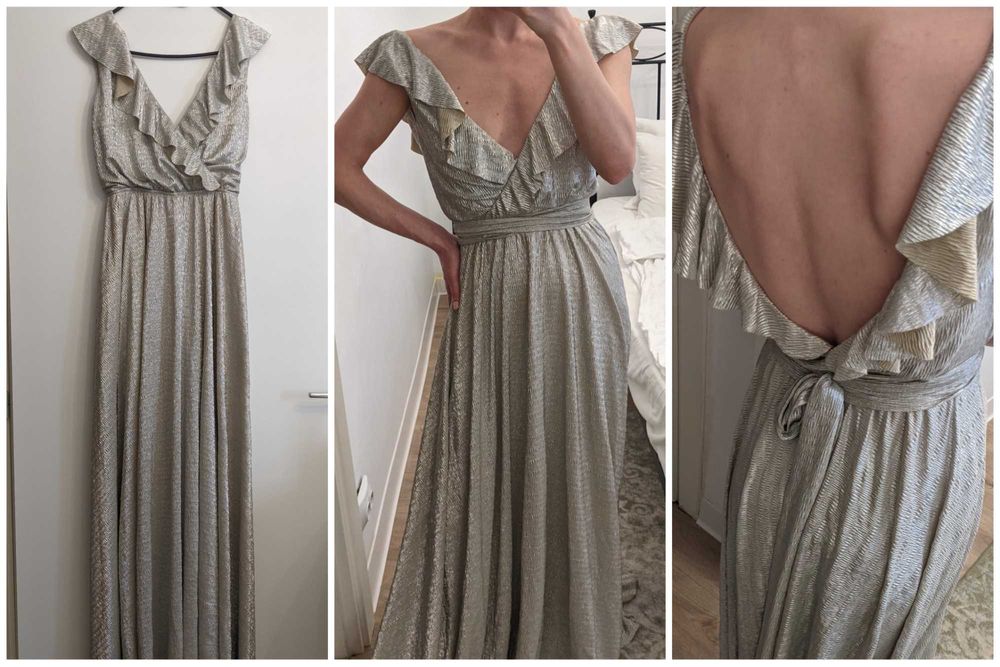 Rochie argintie Nissa