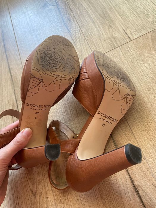 Летни Обувки на висок ток, размер 37