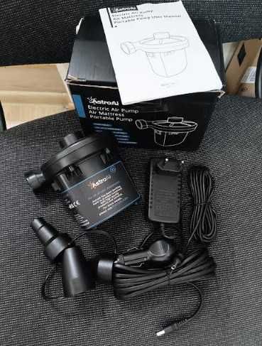 Електрическа помпа AstroAI, 3.5 kPa, 300 L/min, 120 V AC / 12 V DC