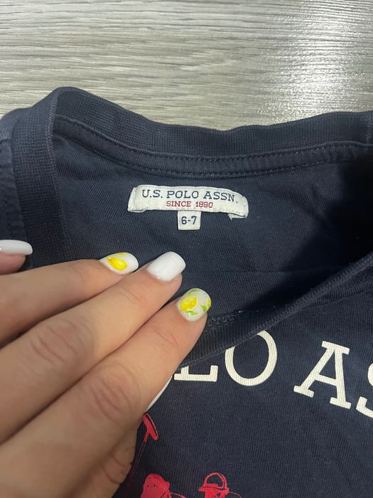 Детска тениска U.S. Polo Assn. – размер 6–7 години