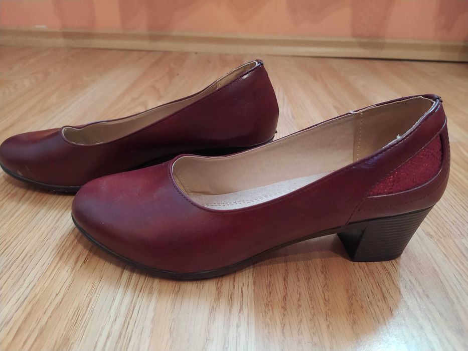 Дамски обувки естествена кожа 37,5