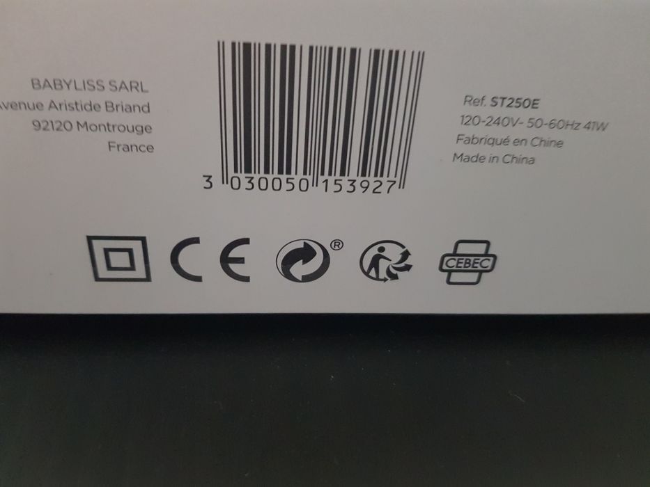 Placa de păr BaByliss Smooth Finish 230 ST250E