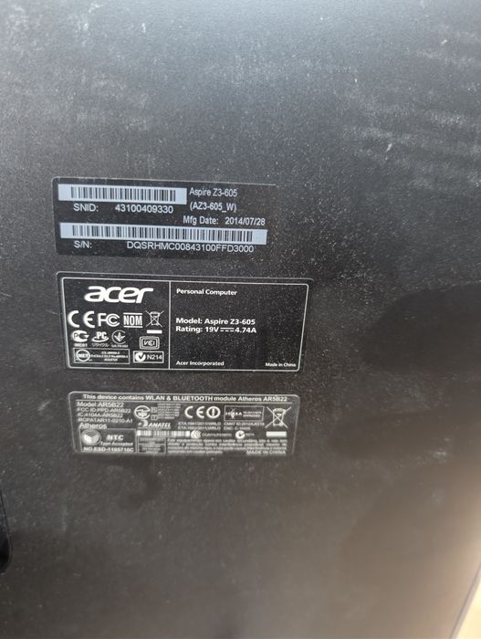 Моноблок Acer Aspire Z3-605