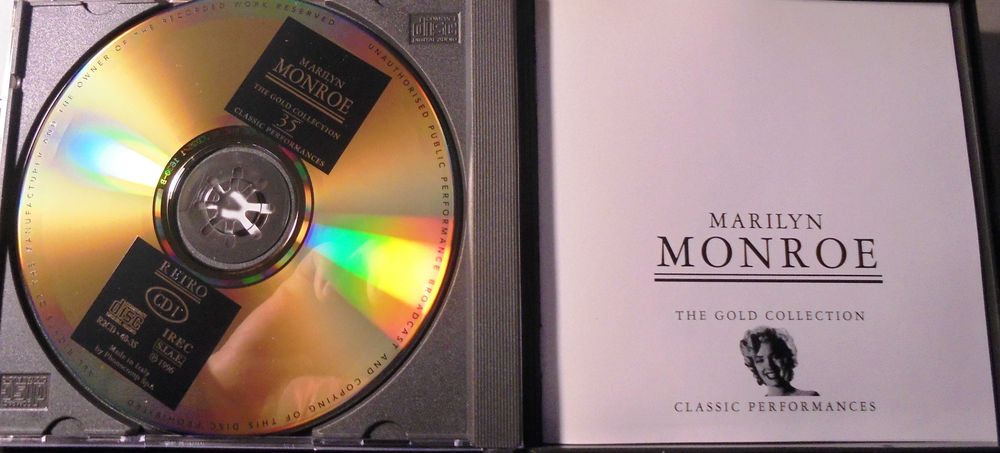 Vand  CD-uri originale cu Marilyn Monroe