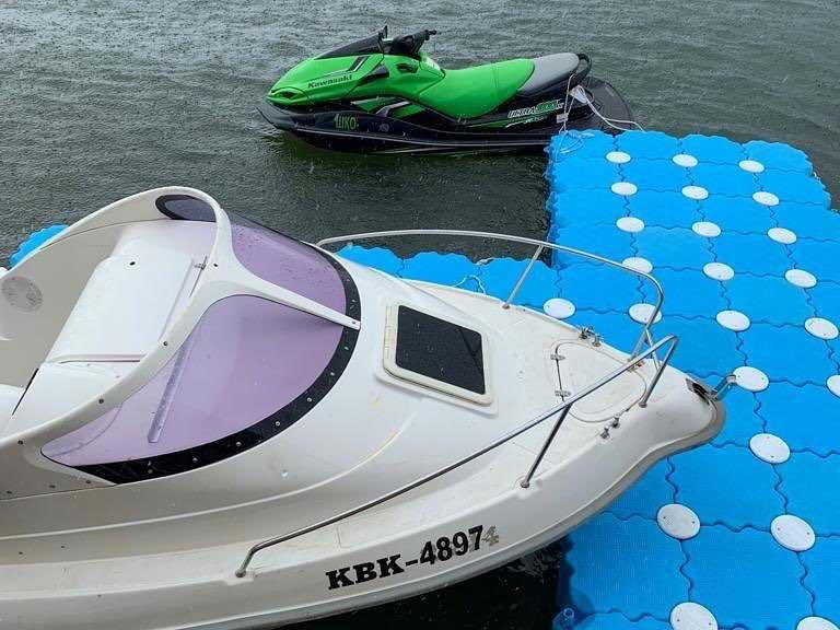 Мост из пластика (понтоны)