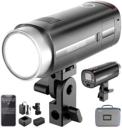 Нова NEEWER Q200 200Ws TTL HSS 1/8000s 2.4G Студийна Външна Светкавица фото снимки студио
