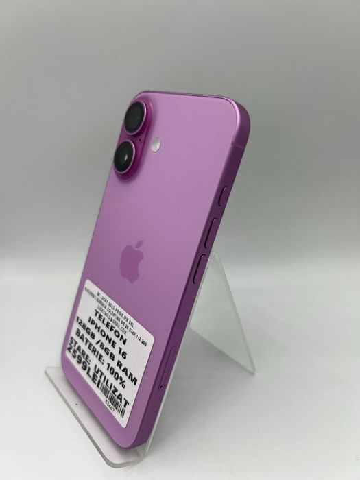 Iphone 16 128Gb / 100% Baterie Garantie # 53467