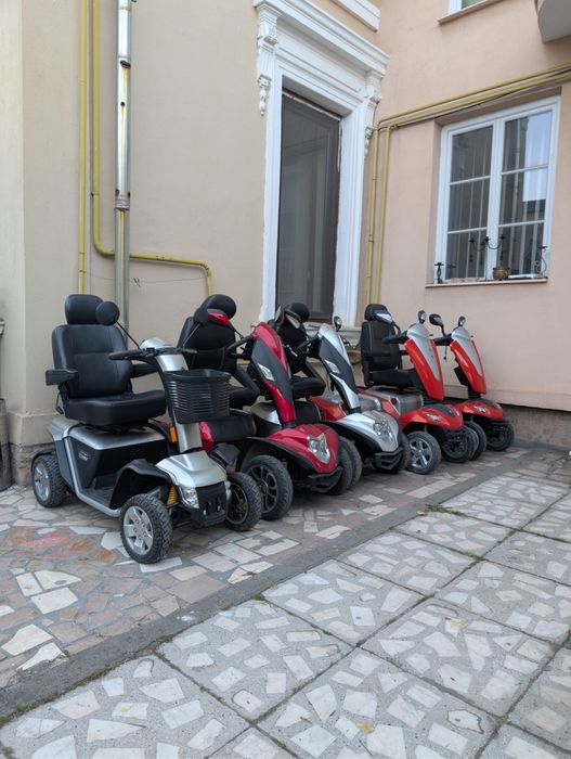Scutere electrice persoane handicap dizabilitati Pride Kymco Cobra