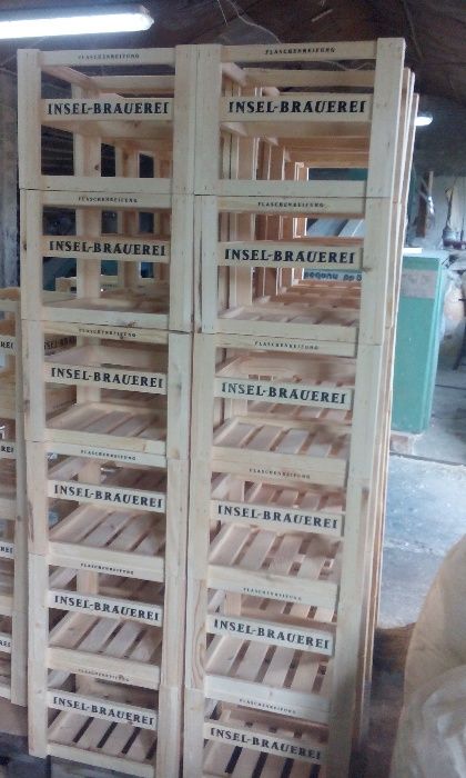 Дървени касети, сглобяеми стелажи