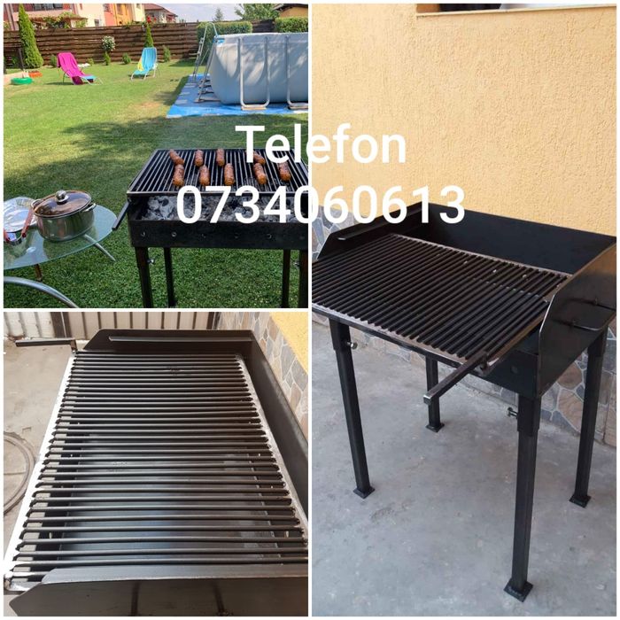 Gratar pentru fripturi la picnic sau gradina.