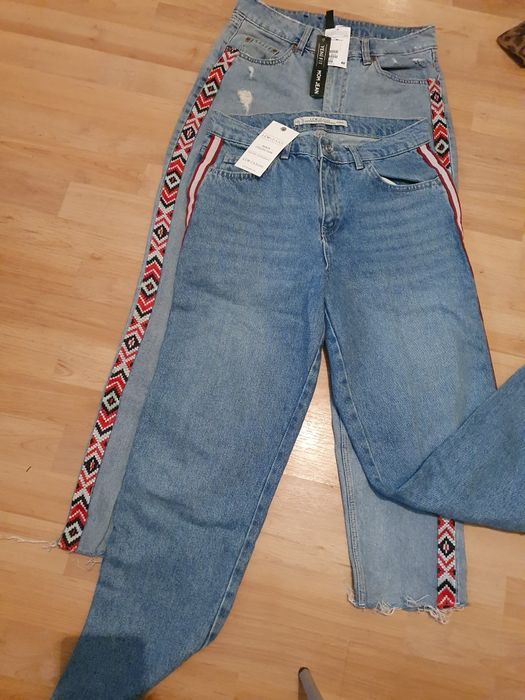 Дънки 4 броя Зара,НМ.р38-40 ЗАЕДНО