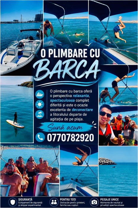 Plimbare cu barca pe Marea Neagra !