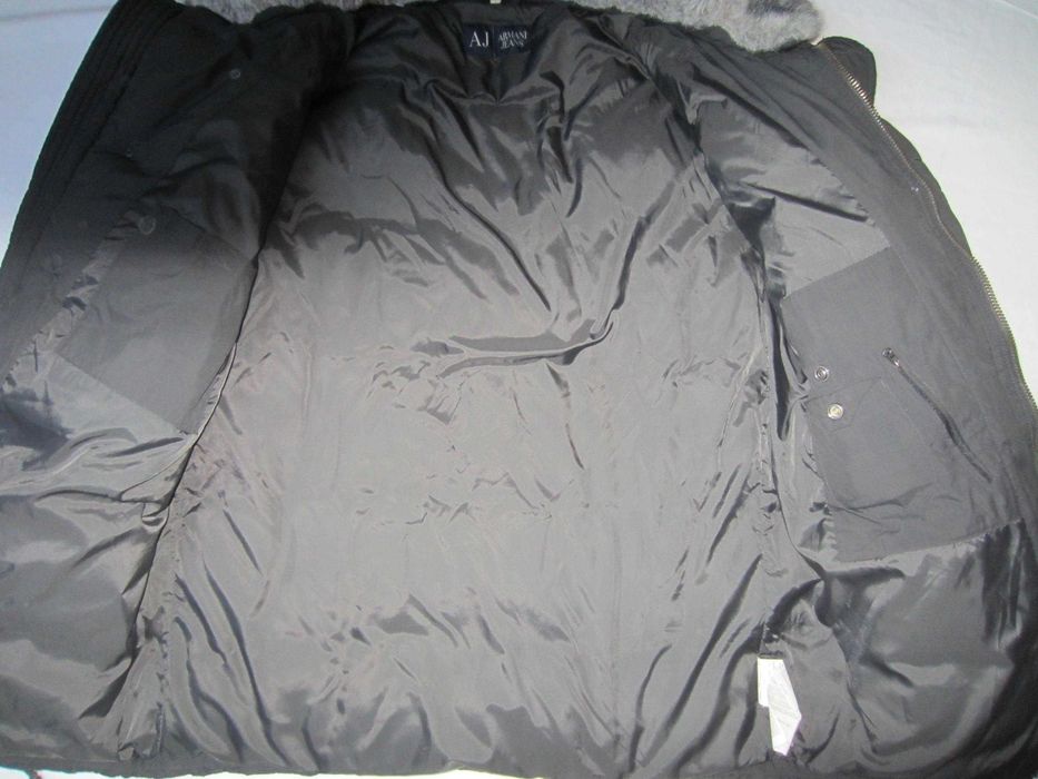 Parka Armani, masura 54 XL,umplutura puf+fulgi, DETALII in DESCRIERE