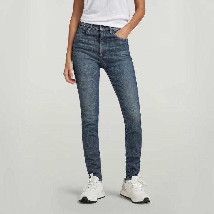 G-Star RAW Virjinya Slim / Kafey Ultra High Skinny Jeans ОРИГИНАЛНИ дамски дънки - 26