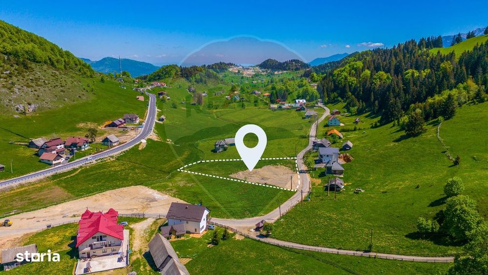 Fundata Centru | 3.962 Mp Asfalt + Utilități | Vedere Bucegi