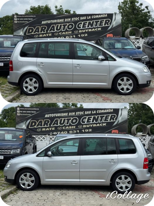 VW TOURAN 7 X LOCURI  128.500 Km . 2.0 TDI Stare Tehnica Estetica Fara Repros Vopsea Originala Import Italia Fara Rugina Garantie Motor Cutie Viteze