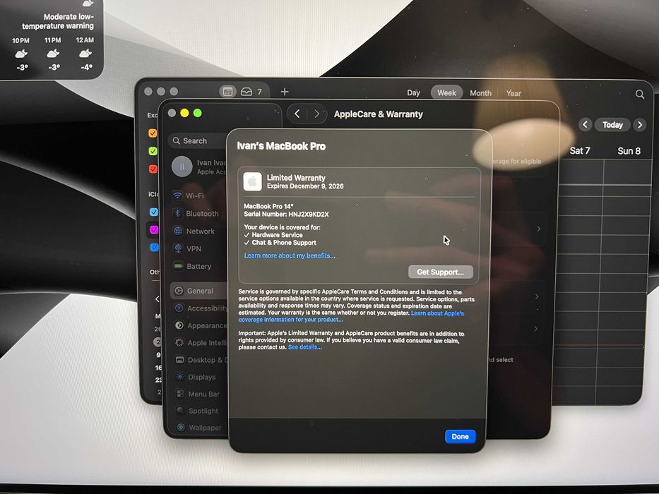 Лаптоп Apple MacBook Pro 14” M4 чип, 16GB RAM, 512GB SSD
