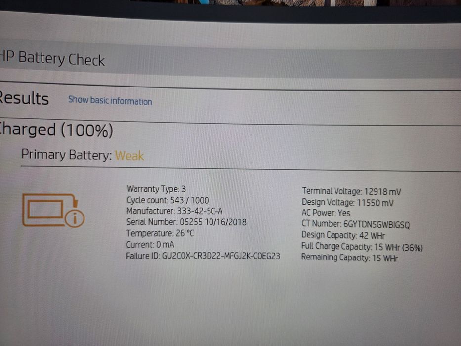 Hp intel I5 8250u