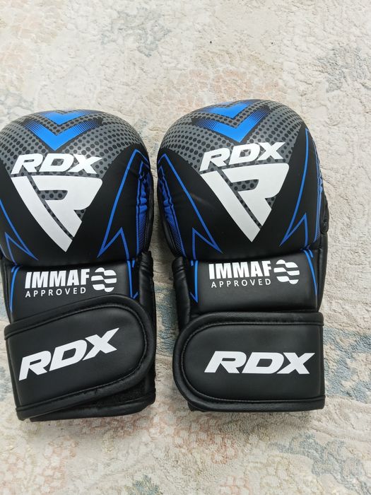 RDX перчатки синие — отличное состояние