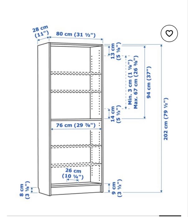 Библиотеки BILLY IKEA