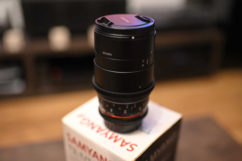 Obiectiv video Samyang 100mm T3.1 VDSLR ED UMC Nikon (nu sony,fuji,canon, mirrorless)