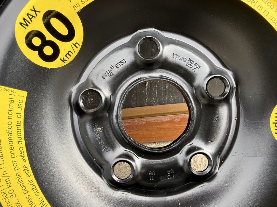 Авариен Комплект 16” Гума С Джанта 5х112/Крик/Ключ/Кука -VW/AUDI/VAG-