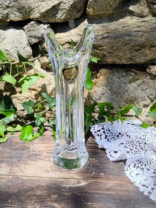 Две вази цветно стъкло