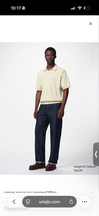 Поло uniqlo мужское