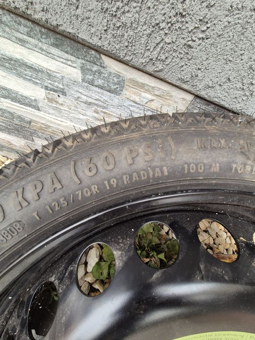 Roata rezerva Slim 125/70/R19 Audi
