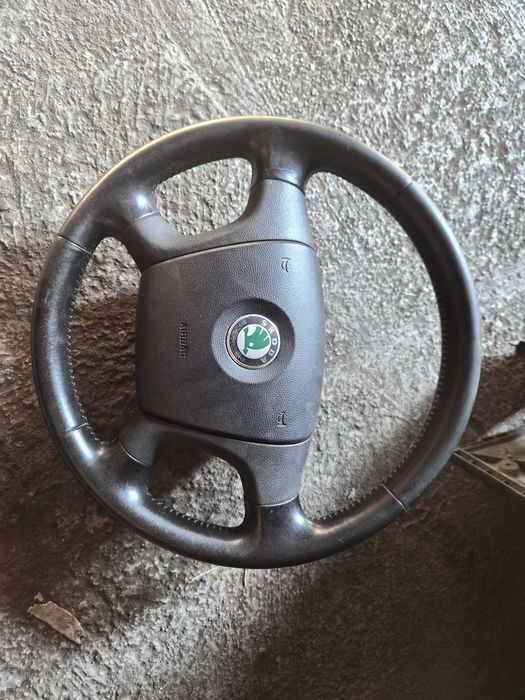 Volan piele, airbag skoda octavia,  fabia 2