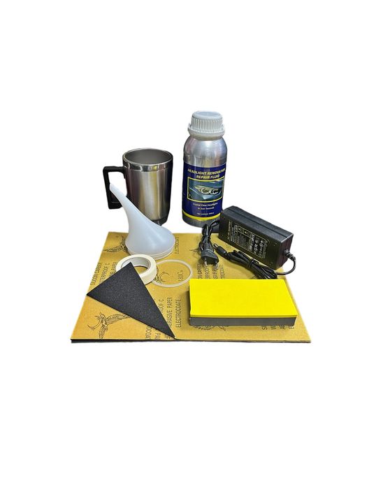 Kit restaurare faruri polimer cana aluminiu in cutie 12V ERK