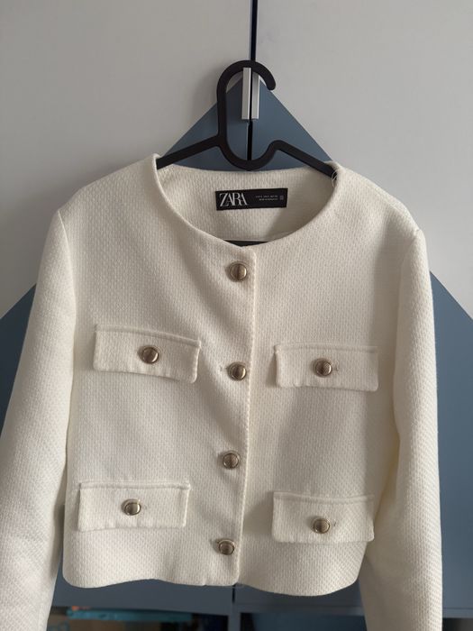 Сако Zara в цвят екрю, размер S