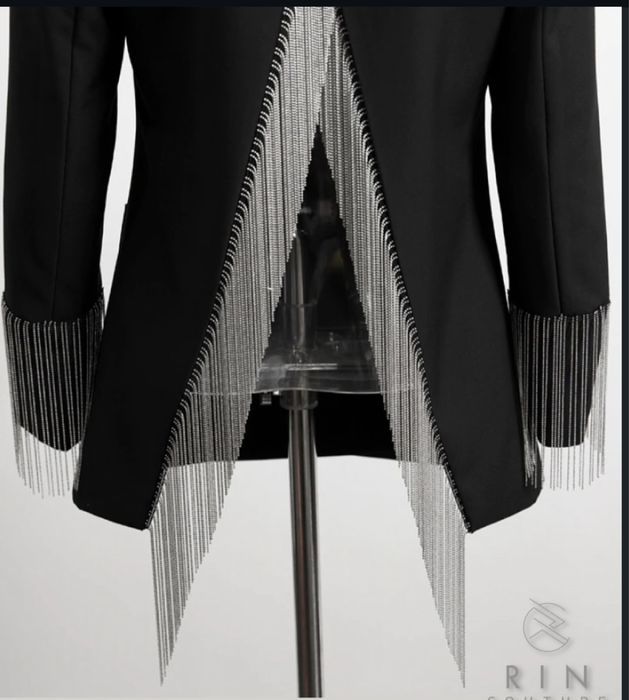 Sacou Rin Couture negru, sexy-elegant