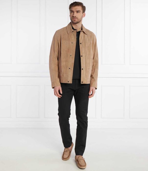 BOSS мужская куртка из нубука РАЗМЕР 52