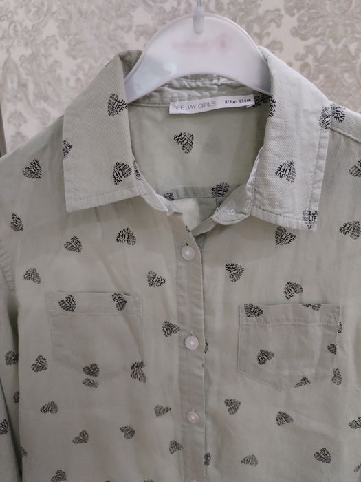 Рубашка джинсовая для девочек