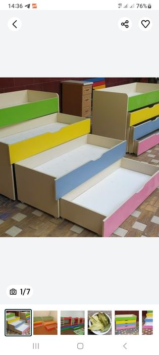 Детский кровать шкаф стол стул