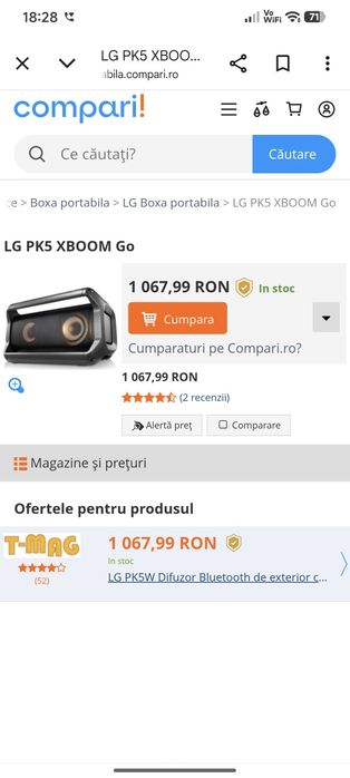 Boxa Lg portabila pk 5