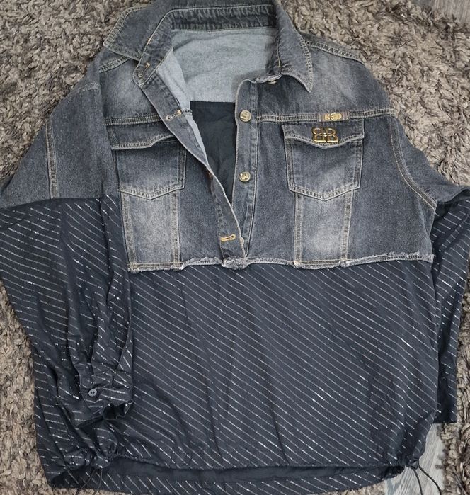 Дънкова дамска риза