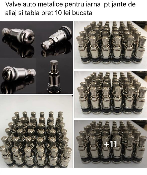 Valve mecanice metalice auto moto utilitare 10 lei buc