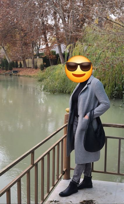 Пальто zara 48 размер.шерсть