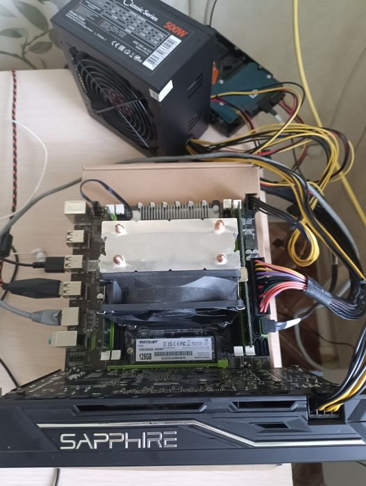 Игровой компьютер  Xeon + RX 470  16 ГБ  SSD M2+HDD компьютер