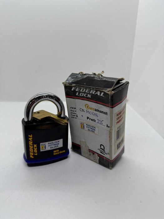 Lacat solid din otel 61 mm Federal 730 -A-